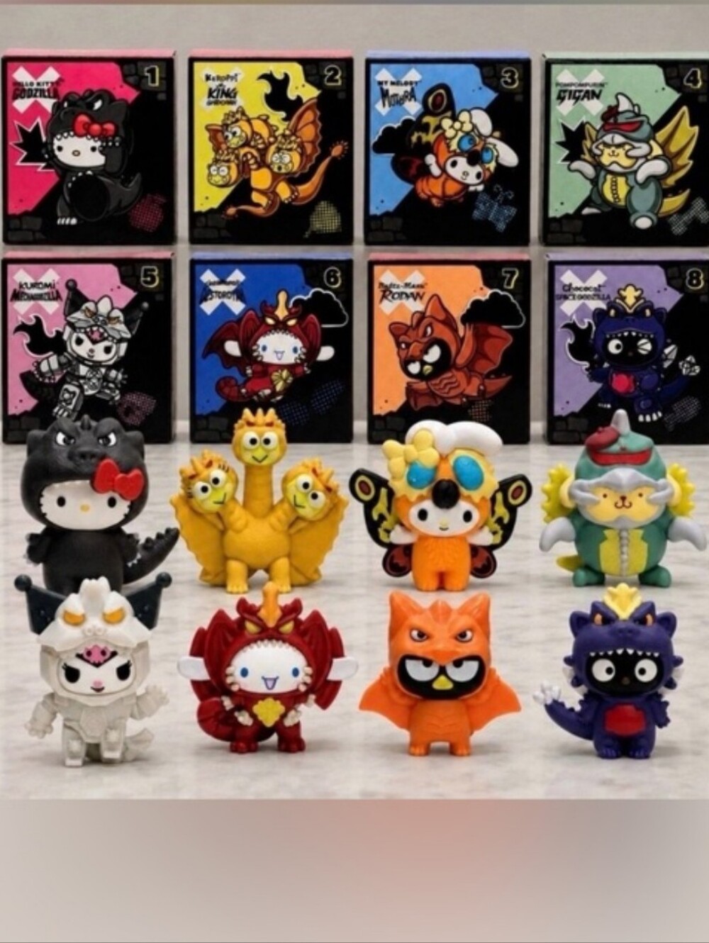 2026 McDonald's HELLO KITTY X GODZILLA Set